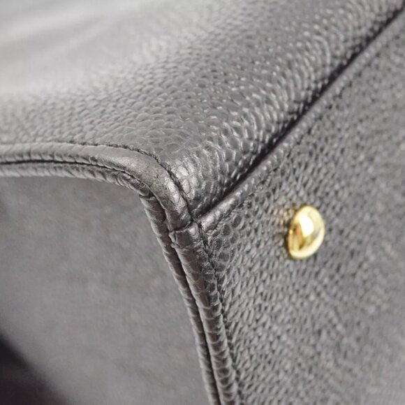 Chanel Black Caviar Skin Shoulder Tote Bag 183366 - Picture 4 of 10